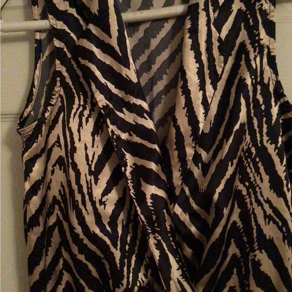 Sleeveless Silky Animal Print Romper - Picture 2 of 7